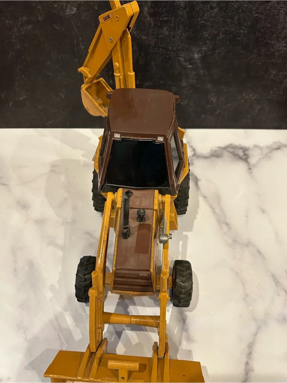 VTG 1986 ERTL 1:16 Diecast Case 580E Construction King Loader Backhoe Vehicle